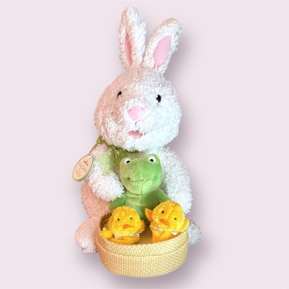 HALLMARK Spring Quartet "At The Hop" Singing Easter Bunny *NEW* - Picture 1 of 7